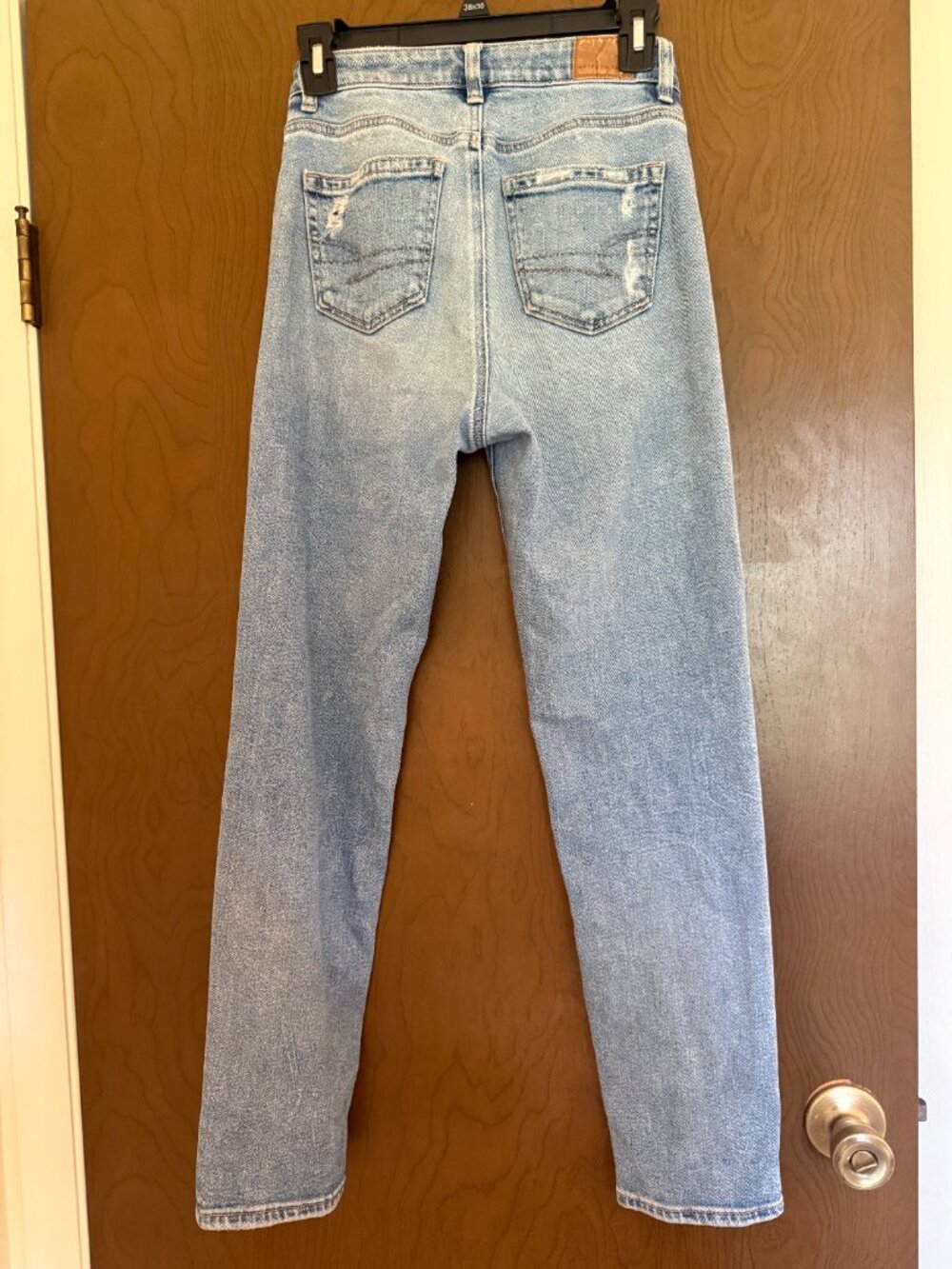 American Eagle Mom Straight Jeans 90s Grunge Indie Sleaze 80s Mall Rat - Picture 5 of 8